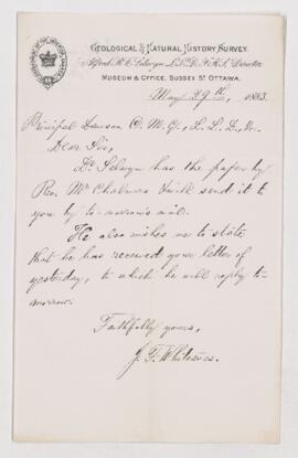 Letter, 29 May 1883