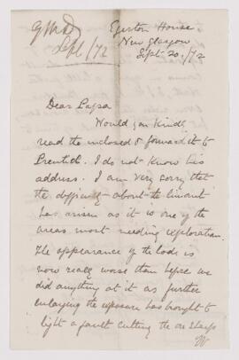 Letter, 20 September 1872