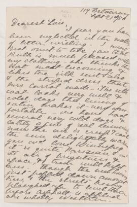 Letter, 21 September 1910