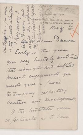 Letter, 15 November 1897