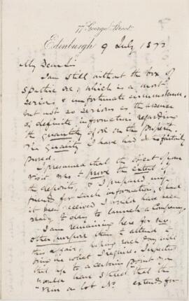 Letter, 9 July 1872