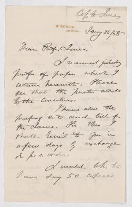 Letter, 26 January 1888