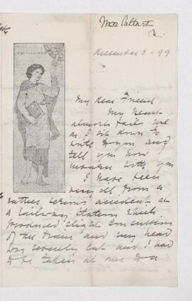 Letter, 6 December 1899
