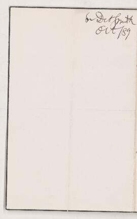 Letter, 30 October 1889
