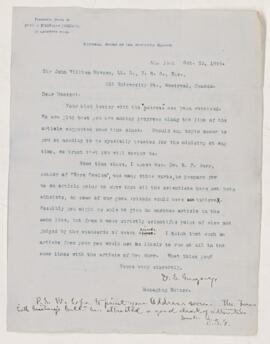 Letter, 23 October 1896