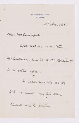 Letter, 16 May 1882