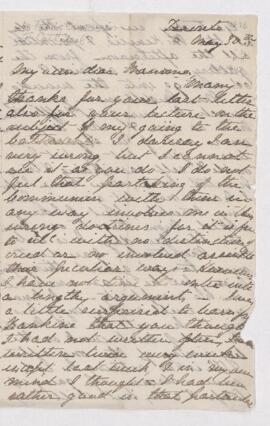 Letter, 30 May 1873