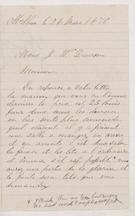 Letter, 28 March 1870