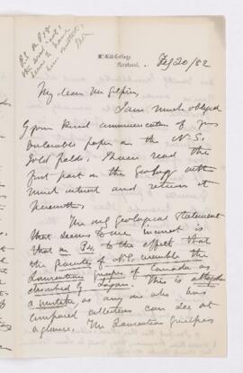 Letter, 20 February 1882