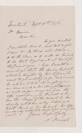 Letter, 11 September 1878