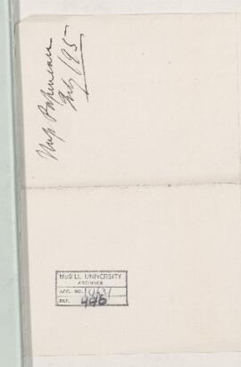 Letter, 22 July 1895
