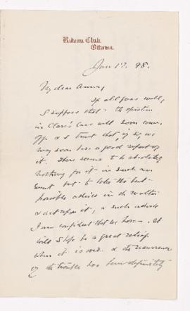 Letter, 17 January 1898