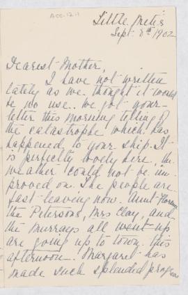 Letter, 8 September 1902