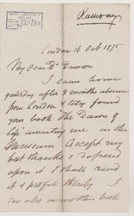 Letter, 16 October 1875