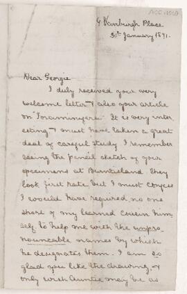 Letter, 30 January 1871