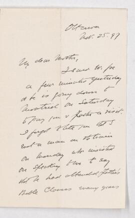 Letter, 25 November 1897