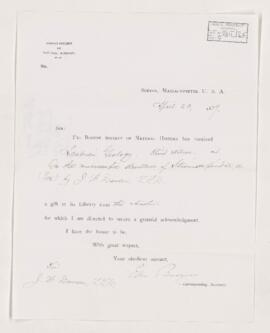 Letter, 23 April 1879