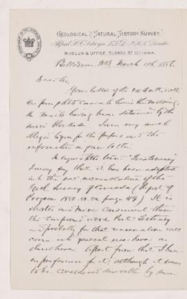 Letter, 4 March 1886