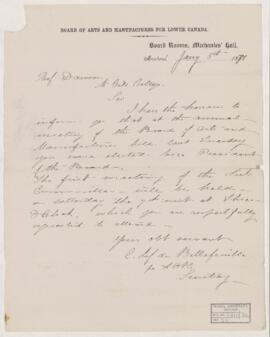 Letter, 3 January 1871