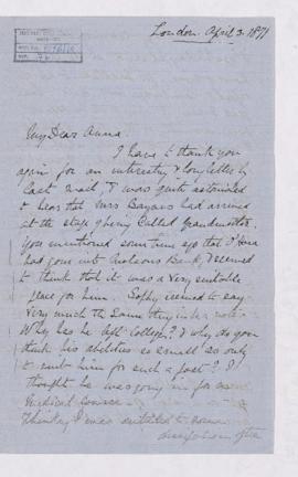 Letter, 3 April 1871