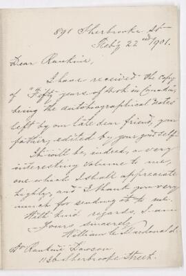 Letter, 22 February 1901