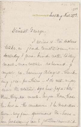 Letter, 27 November 1894