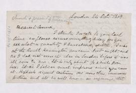 Letter, 24 October 1869