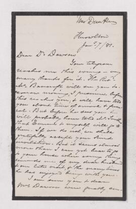 Letter, 7 January 1881
