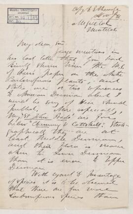 Letter, November 1870