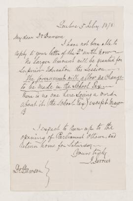 Letter, 5 February 1878