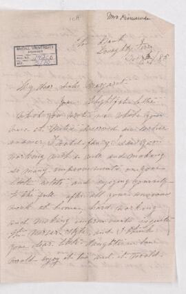 Letter, 8 December 1885