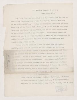 Letter, 23 November 1894