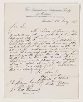 Letter, 16 May 1877
