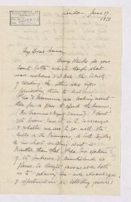 Letter, 19 June 1870