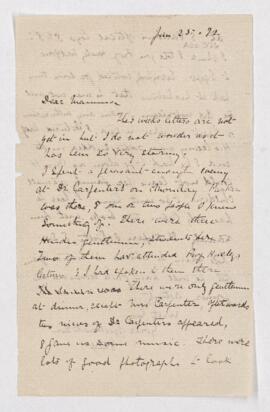 Letter, 25 January 1872