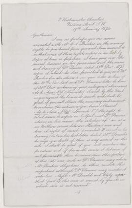 Letter, 19 January 1874