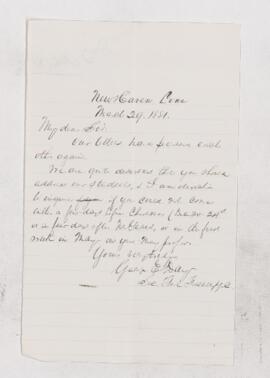 Letter, 29 March 1881