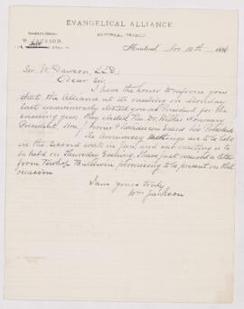 Letter, 10 November 1886