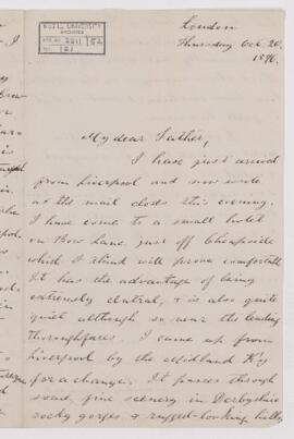 Letter, 26 October 1876