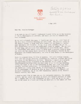 Letter, 6 May 1970