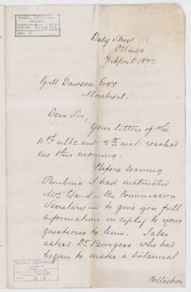 Letter, 7 April 1873