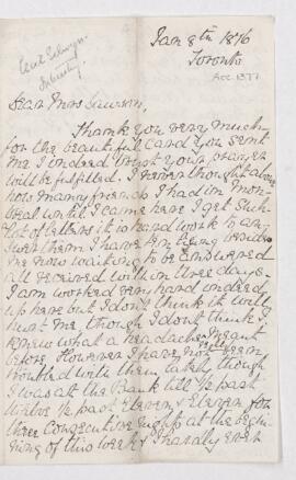 Letter, 8 January 1876