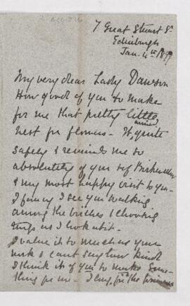 Letter, 4 January 1899