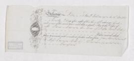 Bill of exchange, 21 December 1838