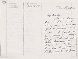 Letter, 3 July 1875