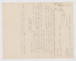 Letter from H.S. Poole to B.J. Harrington.