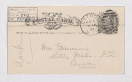 Postcard, 6 August 1880