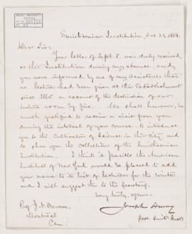 Letter, 23 October 1868