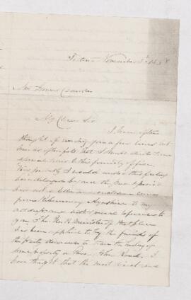 Letter, 5 November 1858