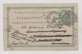 Postcard, 19 July 1886